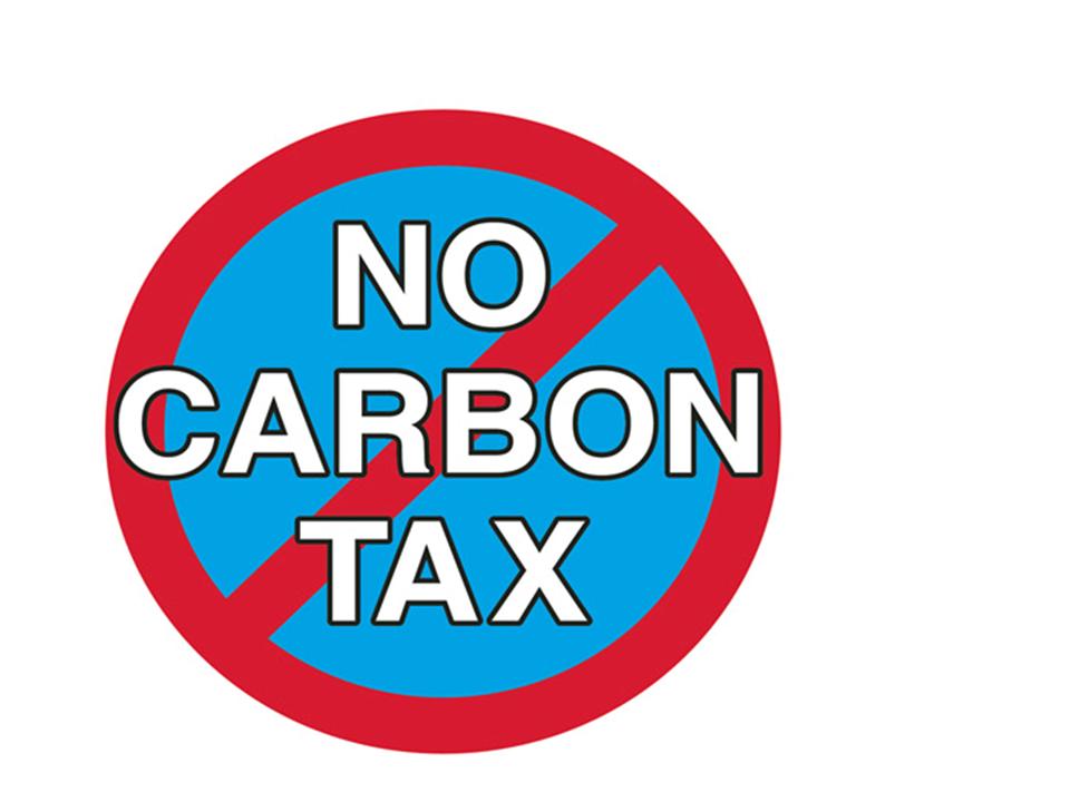 No carbon tax